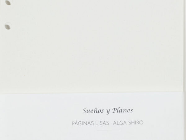 SUEÑOS Y PLANES · Liso · Shiro Alga