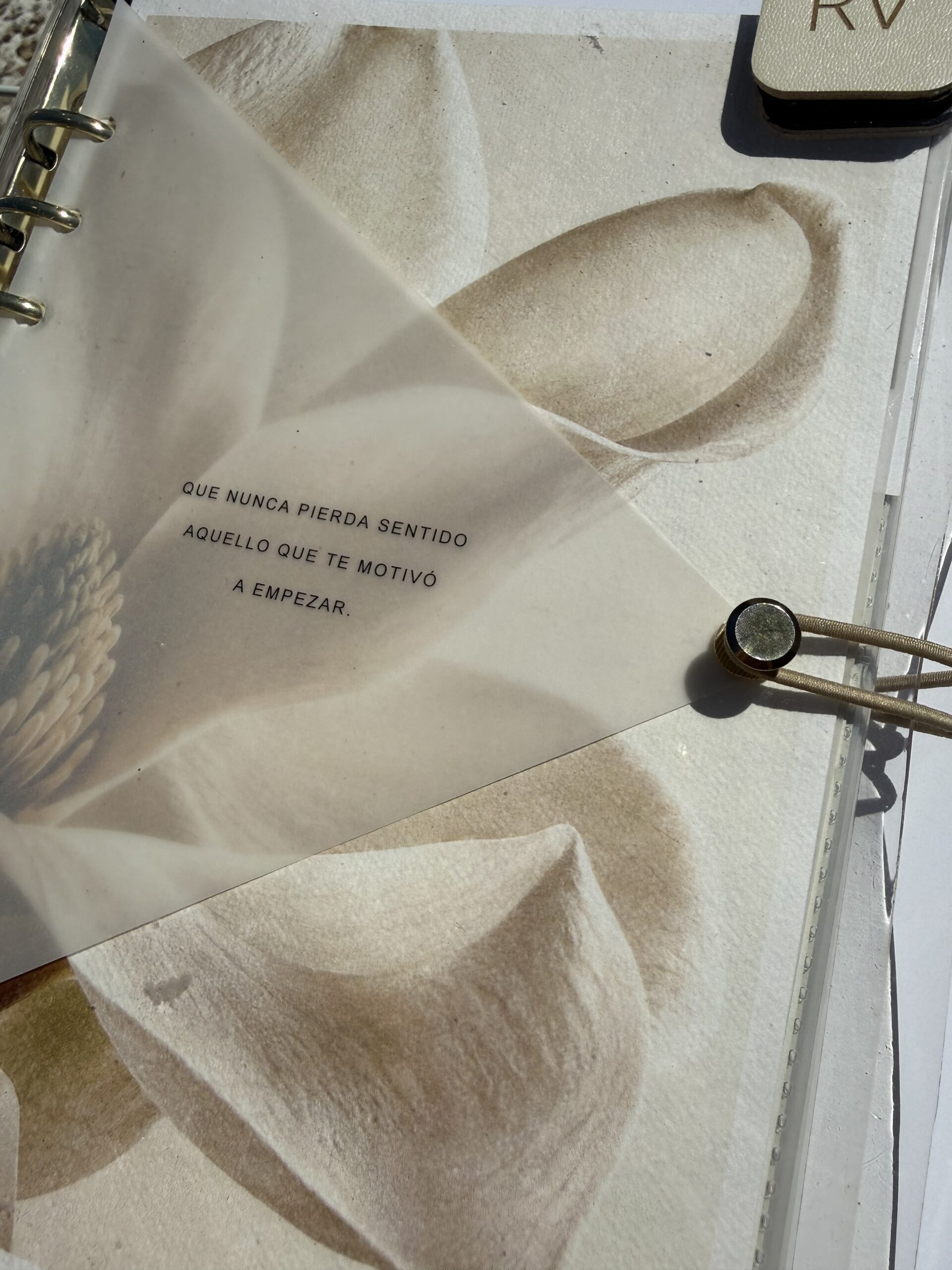 EL MOTIVO · Lámina decorativa en papel vegetal